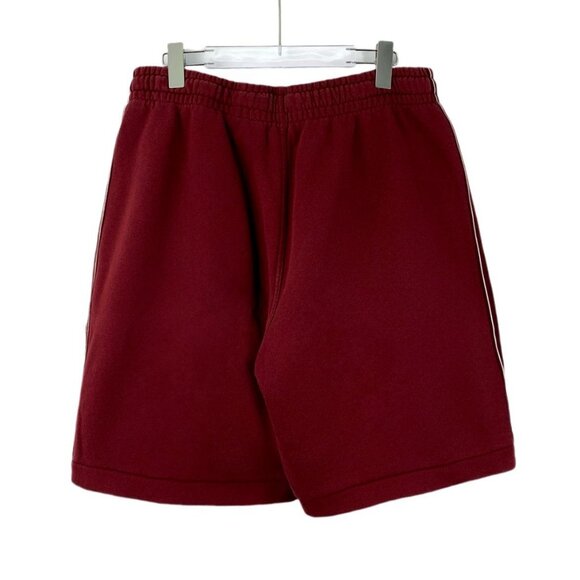 Burberry Red Side Logo Cotton Drawstring Casual Shorts Size L - Picture 2 of 6